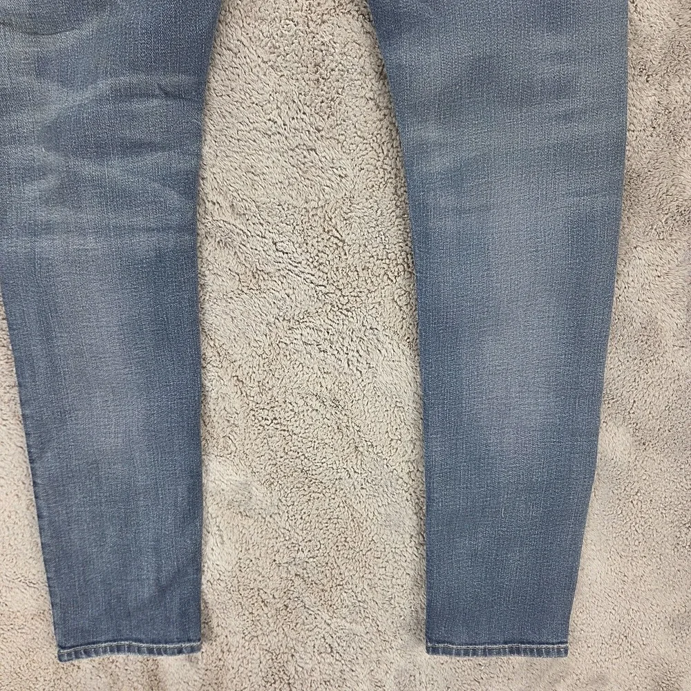 Diesel Jeans Mens 31x32 Blue Tepphar Slim Carrot Button Fly Distressed 0860K